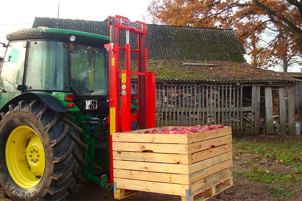 Elevatore Duplex Tecnoagri foto sul campo