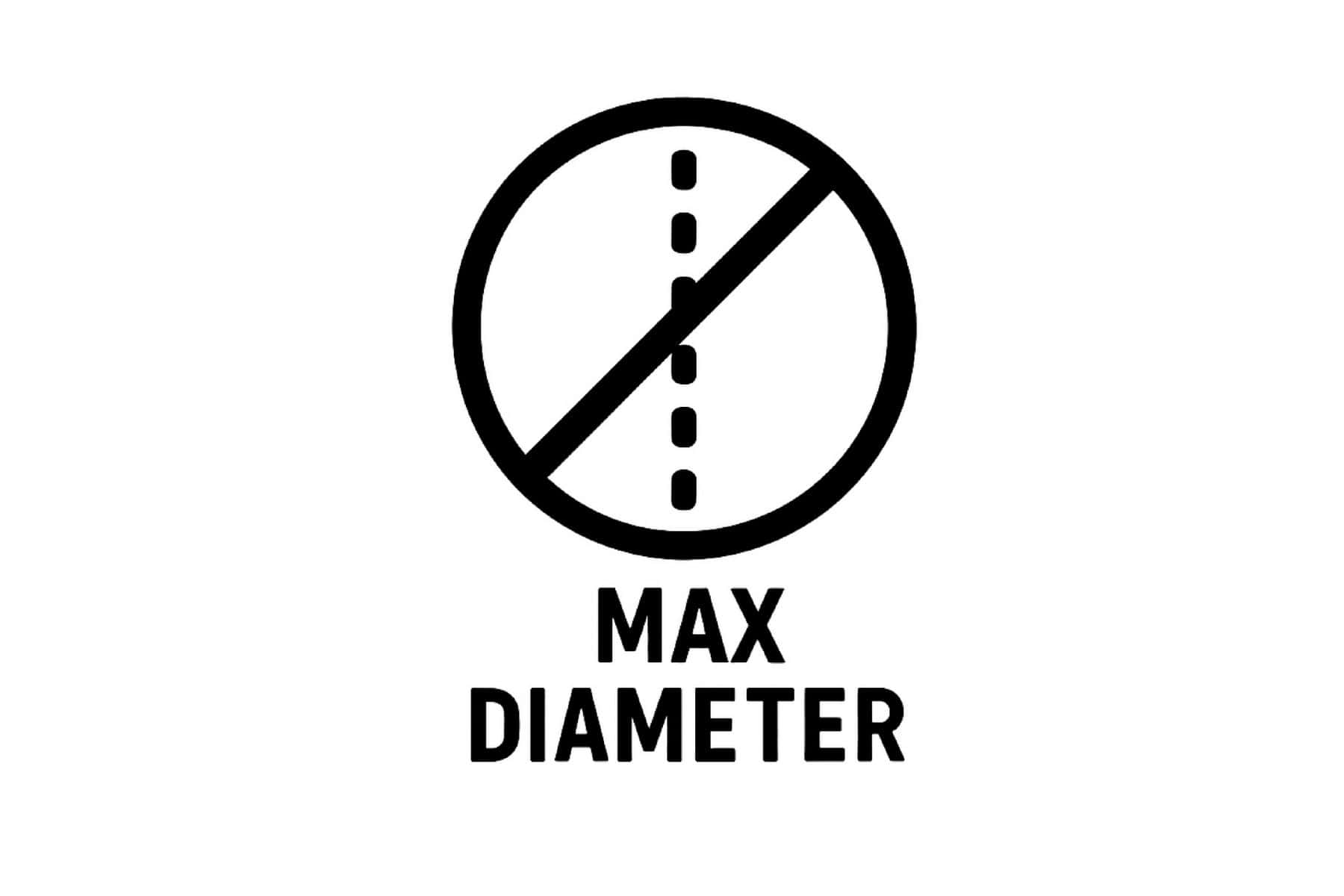 Diametro di taglio massimo