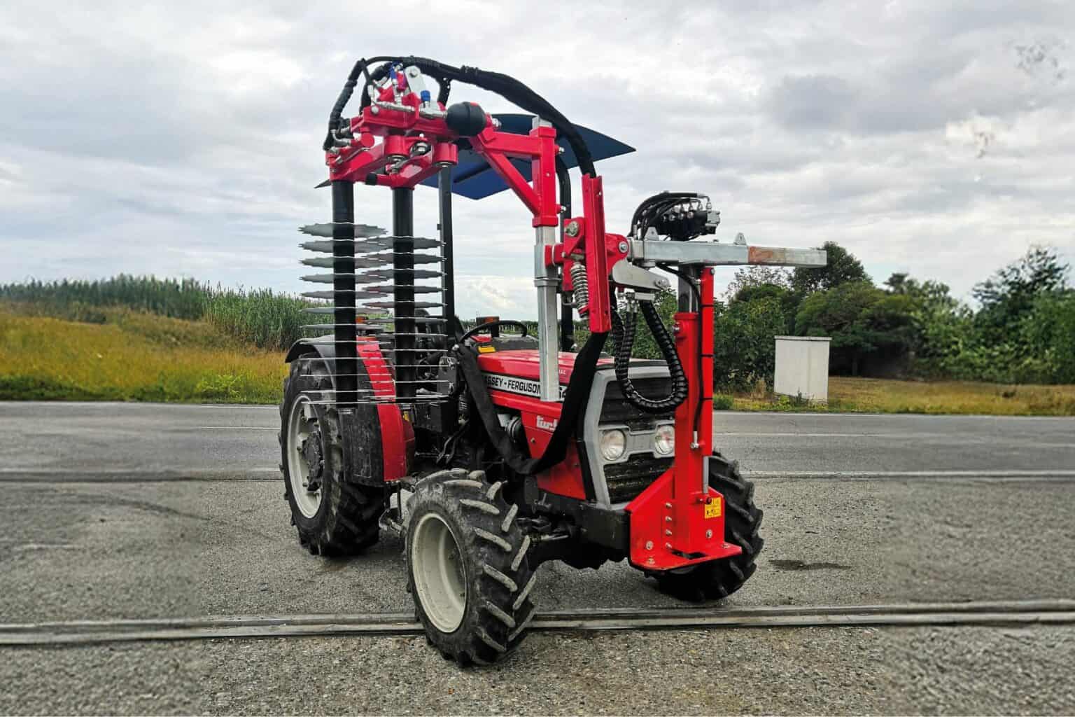 Prepotatrice sul campo